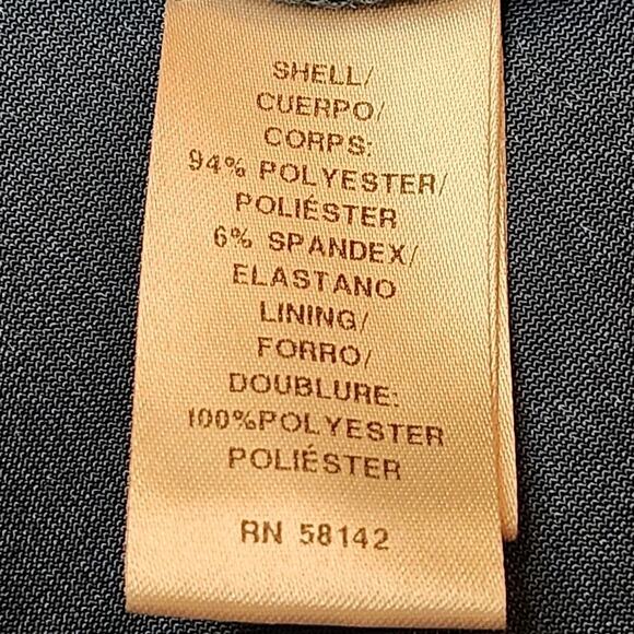 London Times Blue "Crushed Velvet" Choker Neckline With Deep V Dress Size 2 - Picture 5 of 11